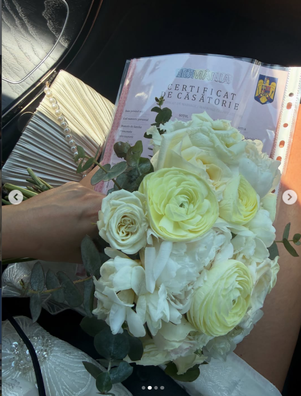 Deea Maxer și Constantin Cataramă s-au căsătorit. Ținuta purtată de vedetă în ziua cea mare. „Este despre curajul de a crede din nou în iubire”