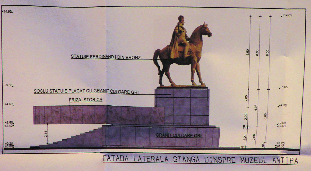 EXCLUSIV. Ferdinand I, pe un cal sperios, reapare victorios. Replica unei statui demolate de comuniști va fi reamplasată în Piața Victoriei / FOTO