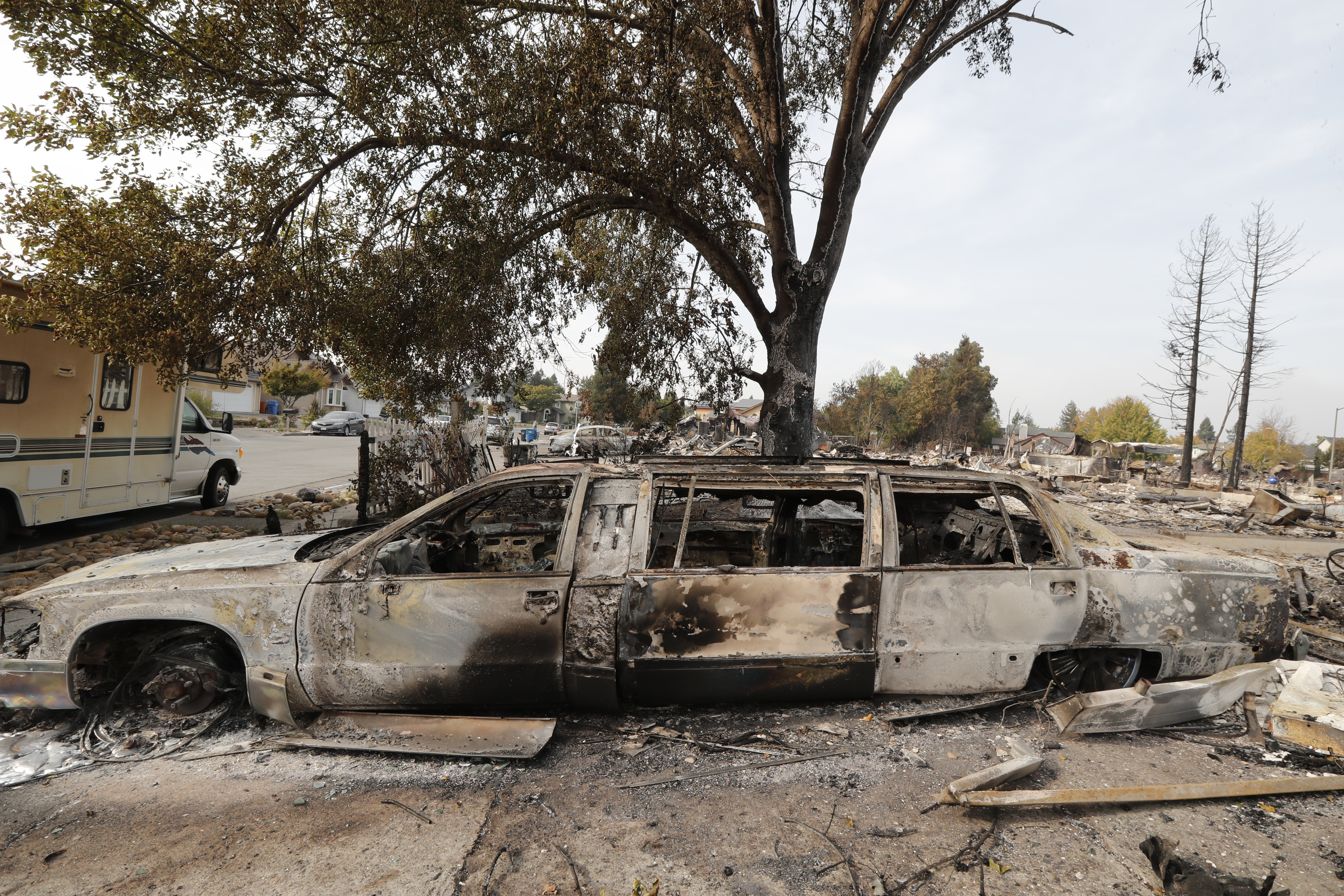 GALERIE FOTO| Incendii devastatoare în California. Cel puțin 23 de persoane au murit, mii de case și terenuri au fost distruse de foc