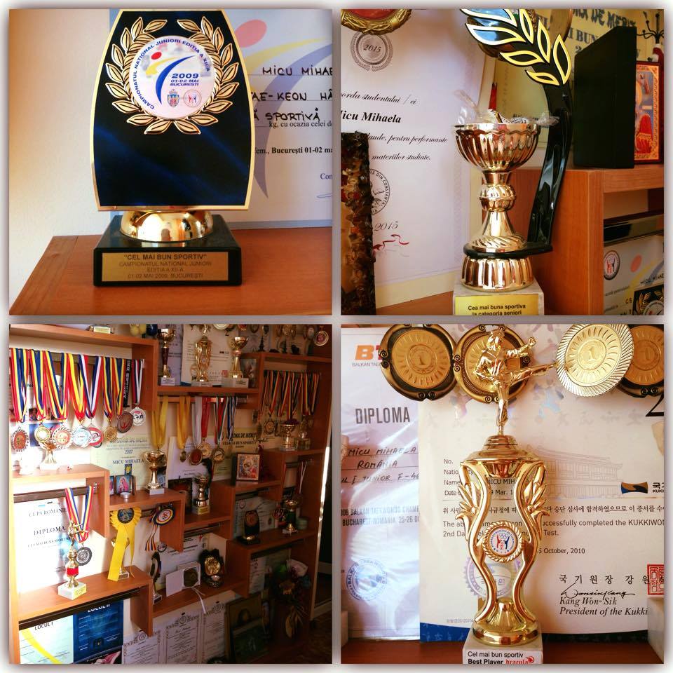 E blondă, frumoasă, licențiată în economie și scoate campioni pe bandă rulantă la Taekwondo GALERIE FOTO