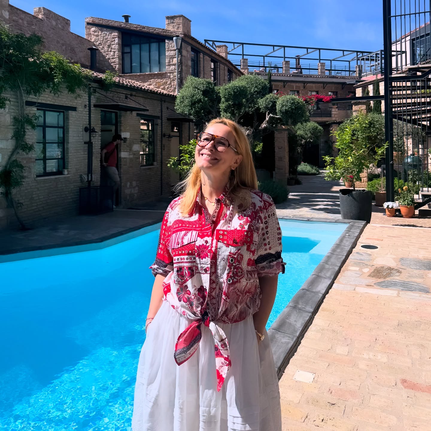 Reacția avută de Andreea Esca după ce a ajuns la pensiunea lui Tudor Chirilă de la Porumbacu de Sus