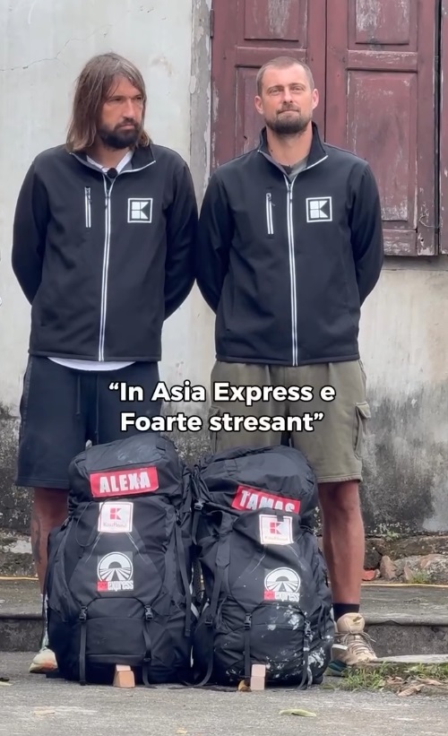 Imagini noi cu concurenții de la Asia Express 2025 în competiție. În timp ce Dan Alexa e serios, lui Gabi Tamaș îi arde de glume și dans