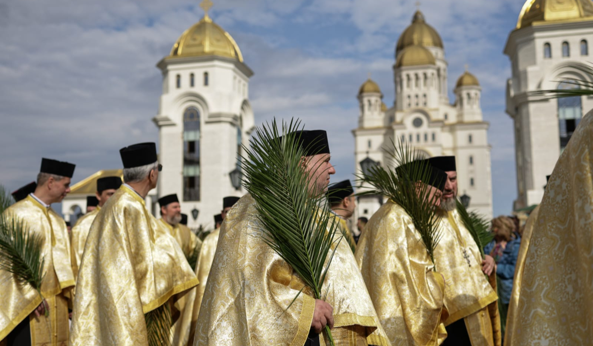 Cum a arătat Pelerinajul de Florii din București în 2026: câteva mii de oameni s-au deplasat pe traseu până la Catedrala Patriarhală