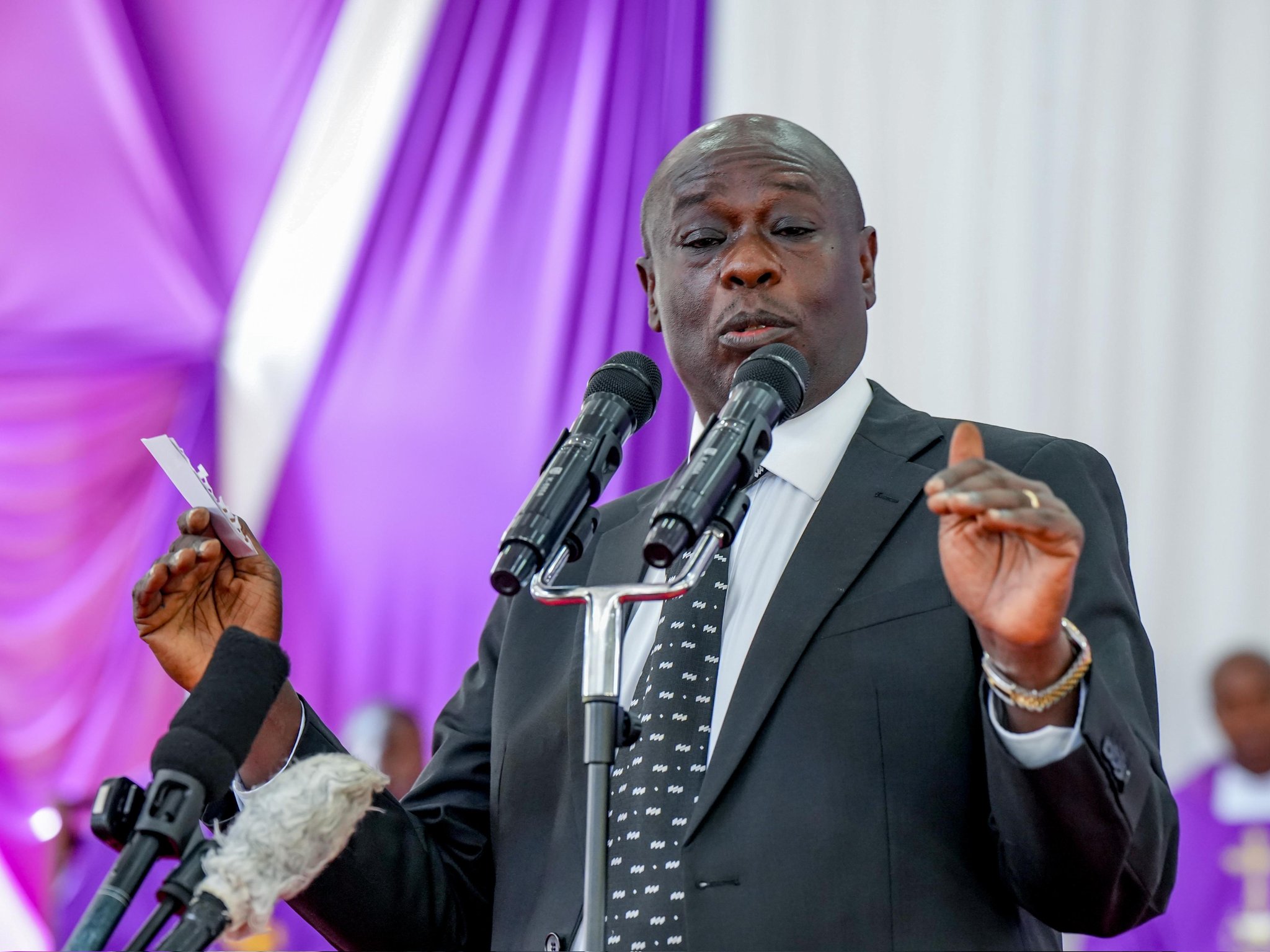 Gachagua's overwhelming welcome in f1st appearance after Kindiki took over &amp; warning to MPs