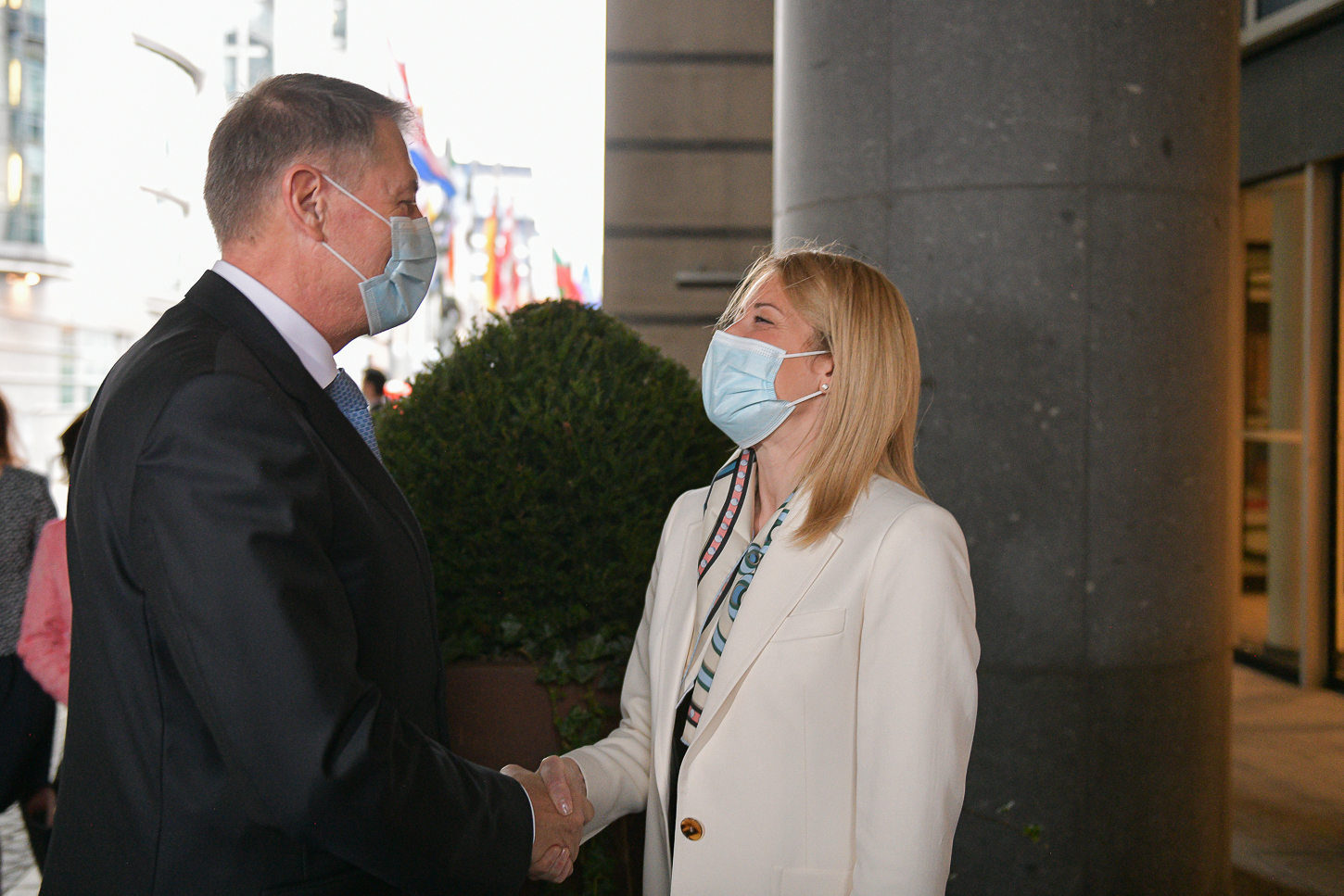 Iohannis s-a întâlnit cu șefa Parlamentului European. Ce abordare a propus pentru detensionarea crizei din Ucraina