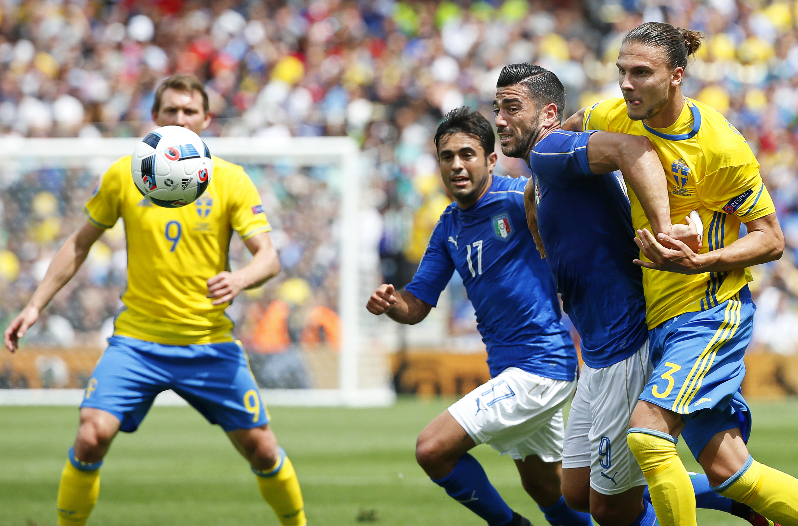 Euro 2016, grupa E. Italia - Suedia 1-0. Eder îi duce pe ”macaronari” în ”optimi” /  FOTO