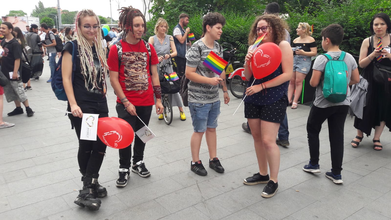 GALERIE FOTO/ Bucharest Pride organizare 2018. Cuplul Coman-Hamilton, vedeta evenimentului