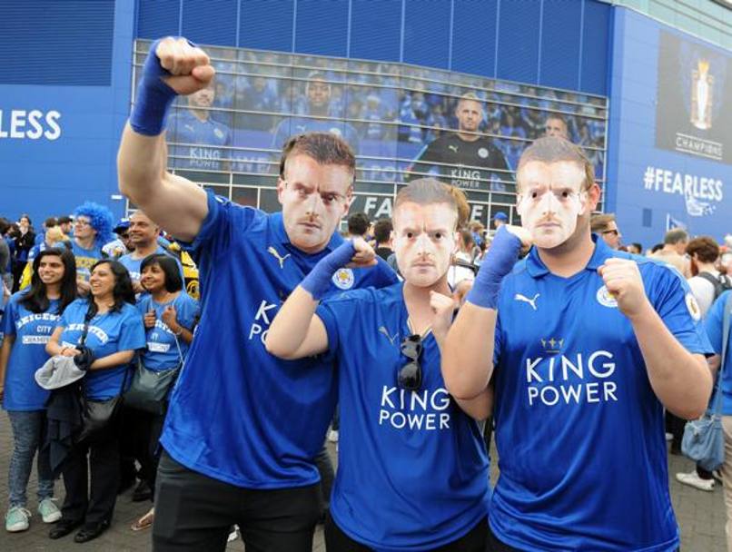 Ce party pe ”King Power Stadium”! Leicester a dat o petrecere pe cinste, la meciul cu Everton. Imagini de colecție / GALERIE FOTO & VIDEO