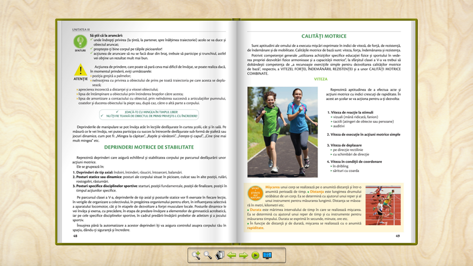 Cum arată și ce conține celebrul manual de educație fizică și sport pentru clasa a V-a