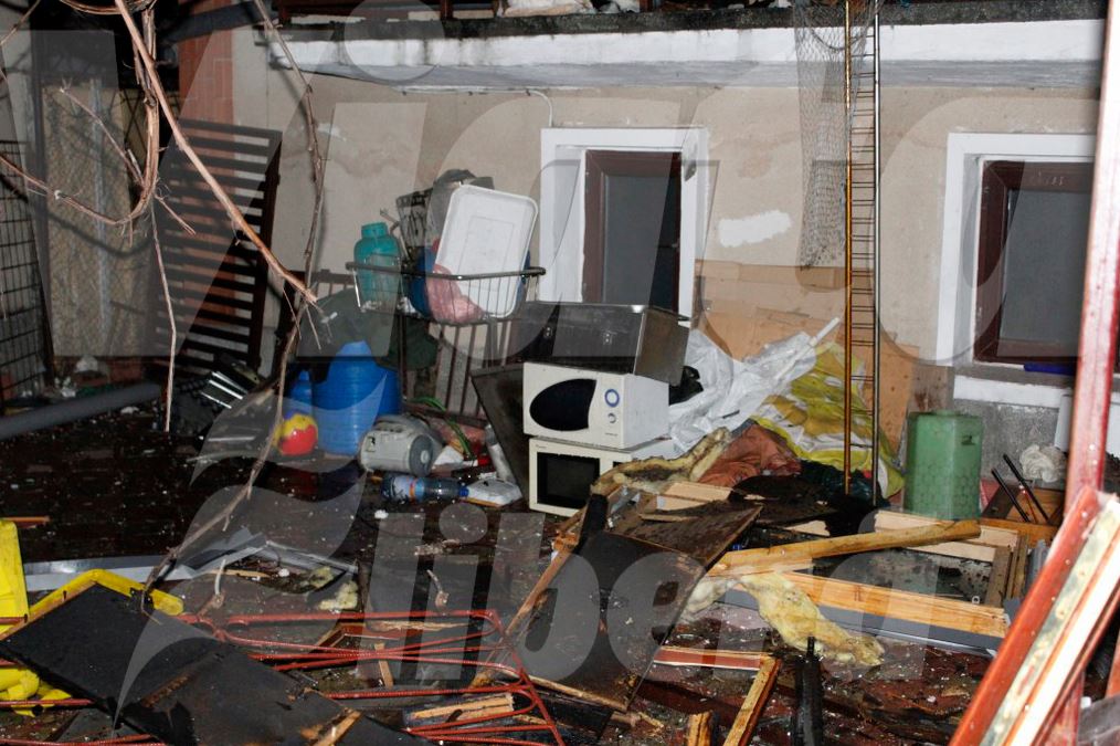 Explozie în Galați. Casa unui om de afaceri a sărit în aer și apoi a luat foc