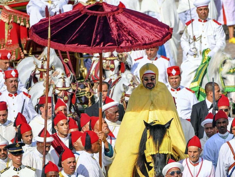 Africa’s richest king and Morocco mark 47 years since securing a major territorial victory in the Gold River [Image Credit: AP]