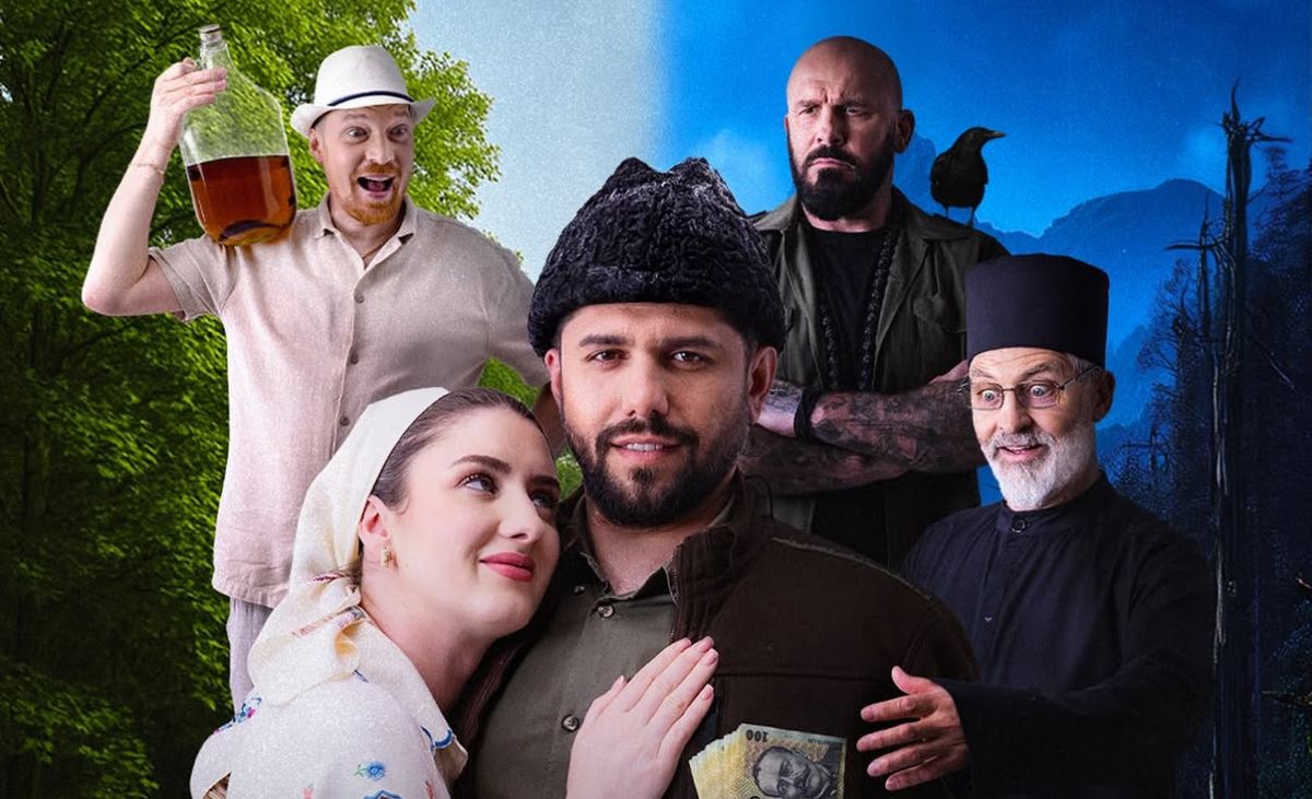 Primele imagini cu Iancu și Culiță Sterp din filmul în care joacă alături de Cătălin Zmărăndescu și Anisia Gafton: „Pădurea este a mea”