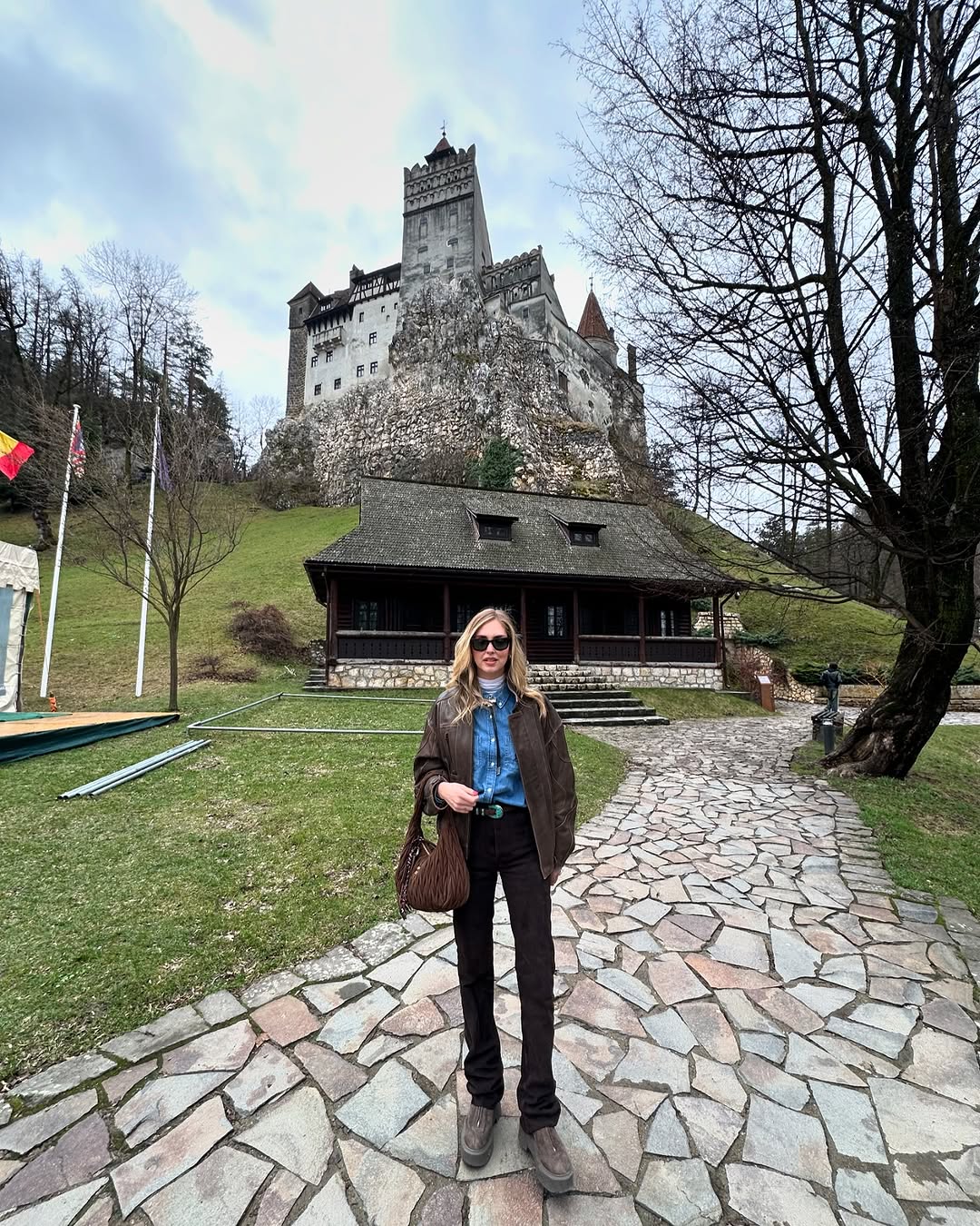 Cum a apărut Chiara Ferragni la Castelul Bran. Suvenirul pe care l-a luat să-i aducă aminte de România