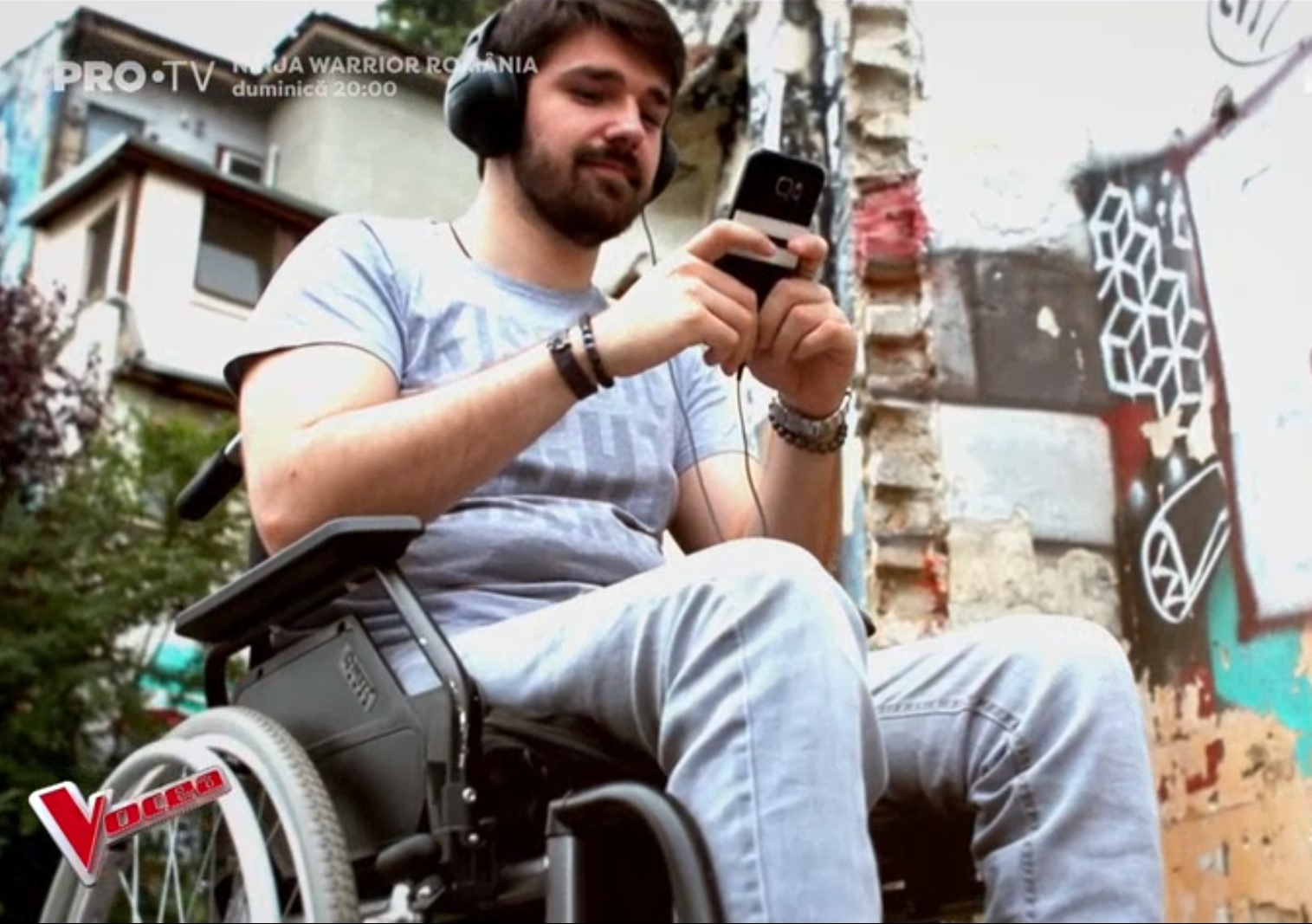 Mihnea Vîlceanu, concurentul în scaun cu rotile care a impresionat la Vocea României