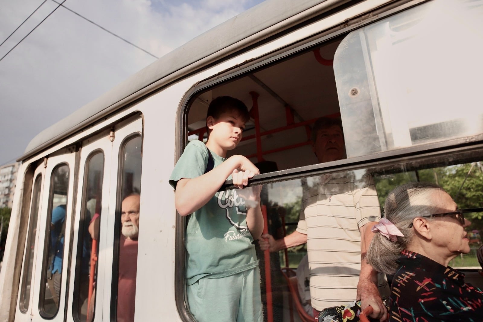 Am mers cu tramvaiul Tatra în drumul spre depou. După 53 de ani, garniturile își iau rămas-bun de la București