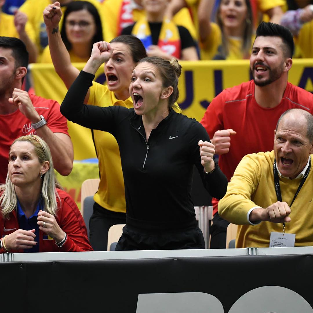 Simona Halep a trăit la intensitate maximă meciul de dublu: ”Am avut niște emoții extraordinare” | GALERIE FOTO&VIDEO