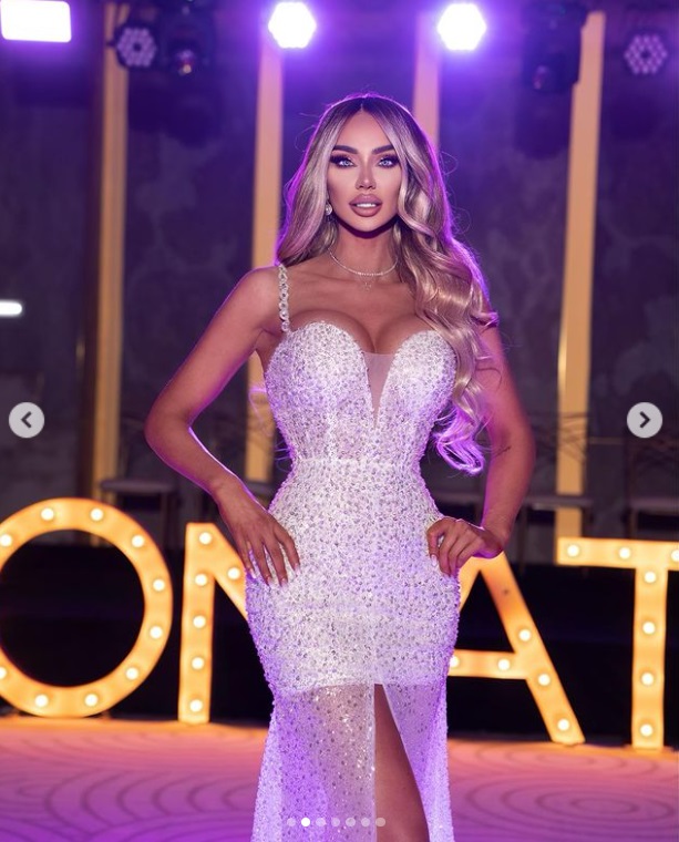 Imagini cu Bianca Drăgușanu în rochie de mireasă, în restaurantul lui Gabi Bădălău. Cum și-a explicat apariția