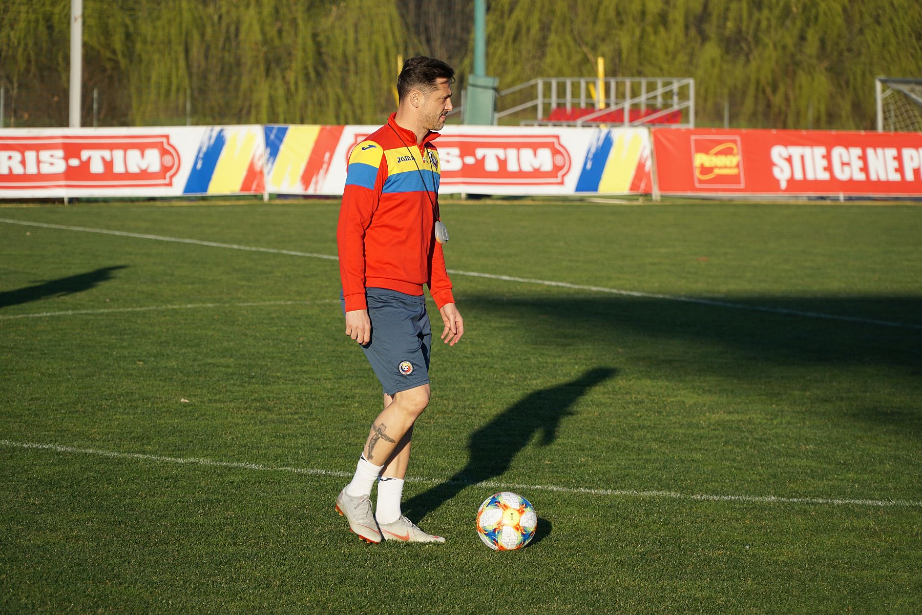 Naționala de tineret U21 s-a antrenat în premieră cu mingea oficială Euro 2019