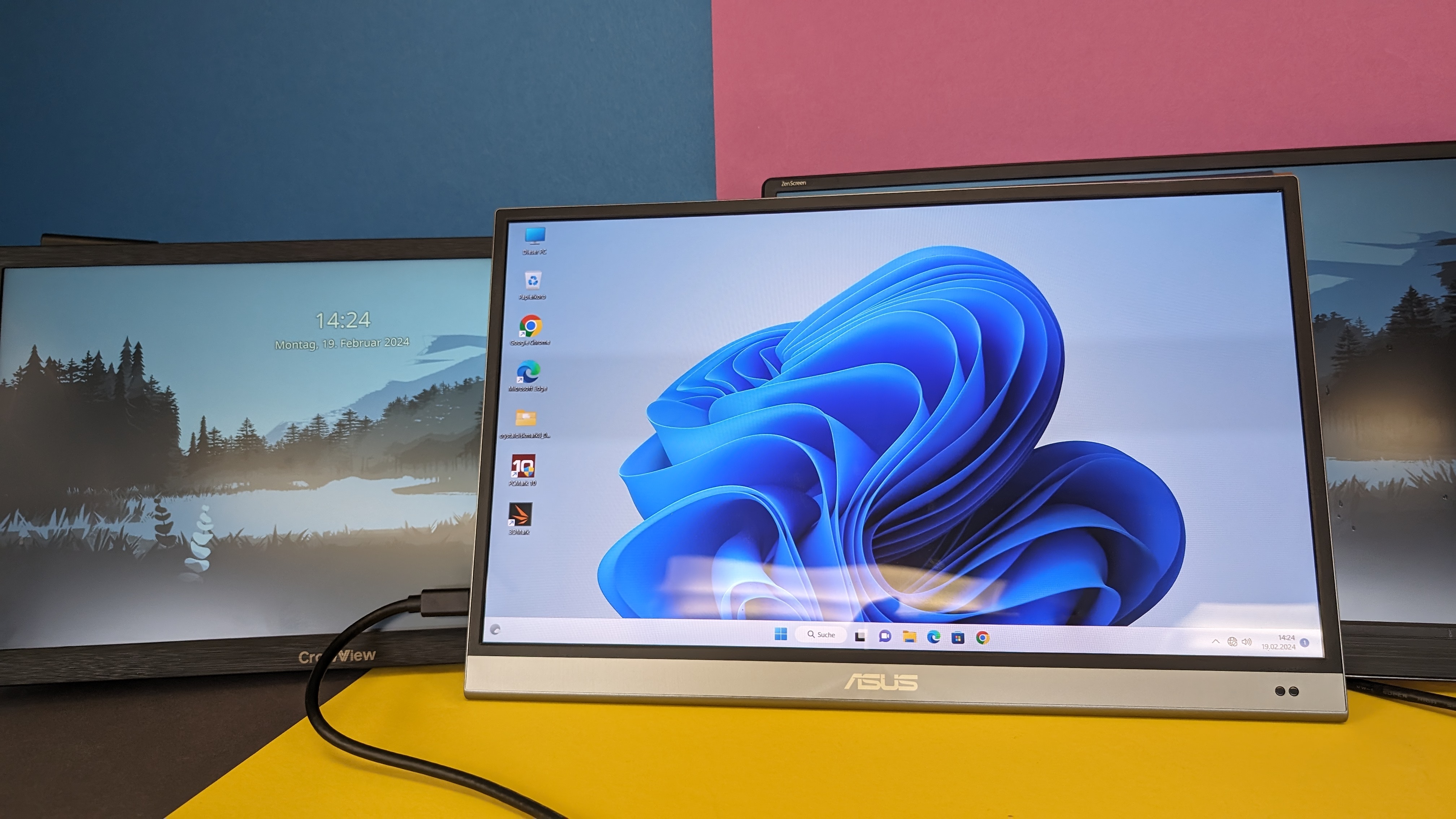 Mobile Monitore: Stromversorgung per USB-C