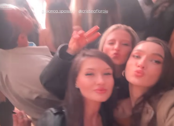 Cum a apărut Viviana Sposub în club, la Mamaia, după despărțirea de George Burcea. A băut șampanie și nu s-a distrat singură
