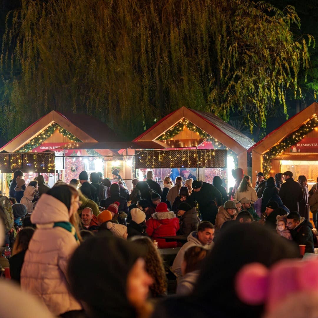 Târgul de Crăciun București 2025, Drumul Taberei. 60 de căsuțe cu bunătăți, dar și o terasă încălzită la West Side Christmas Market