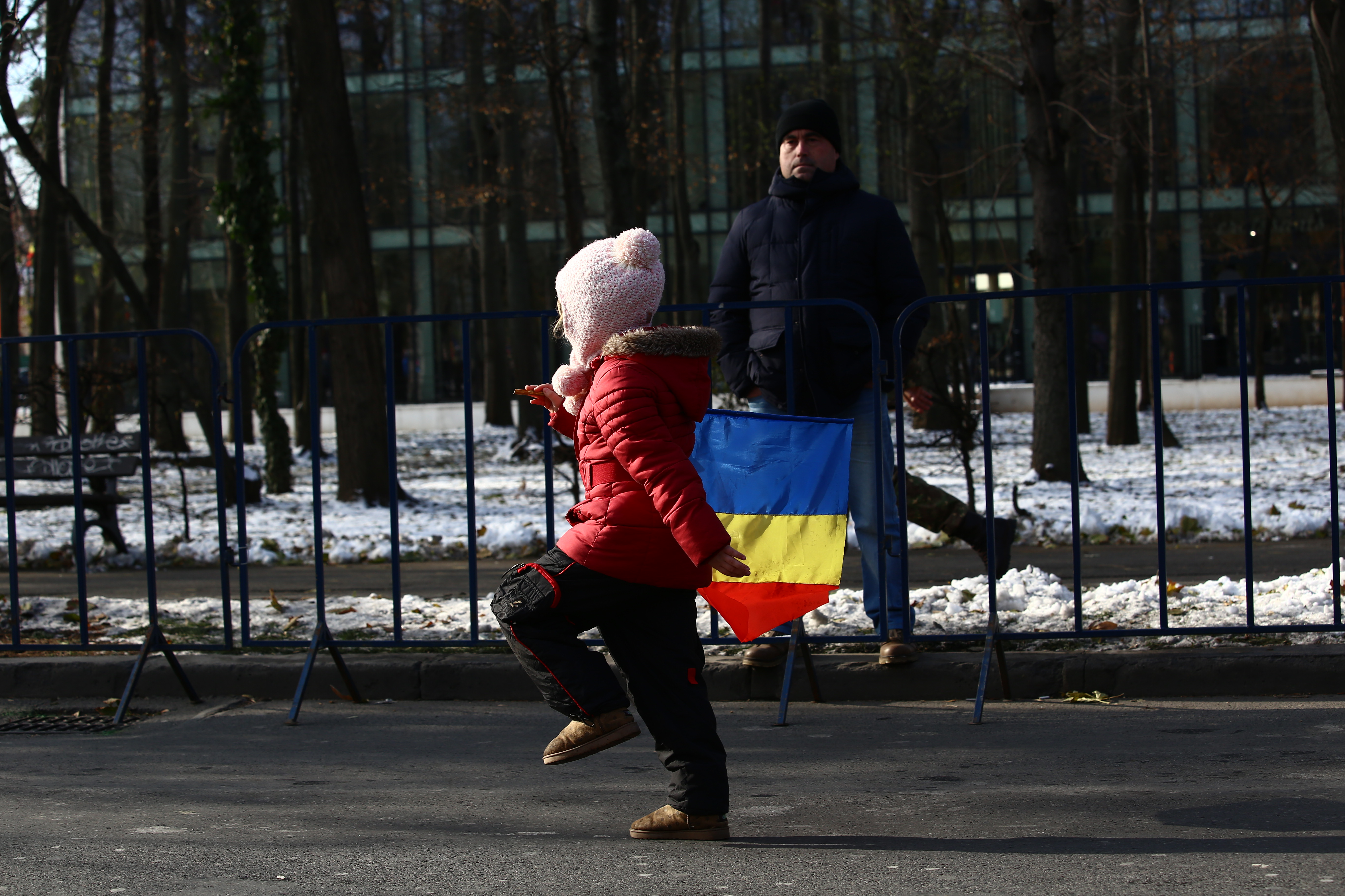 FOTO | Pregătiri la minus 6 grade Celsius pentru Parada Militară de 1 Decembrie