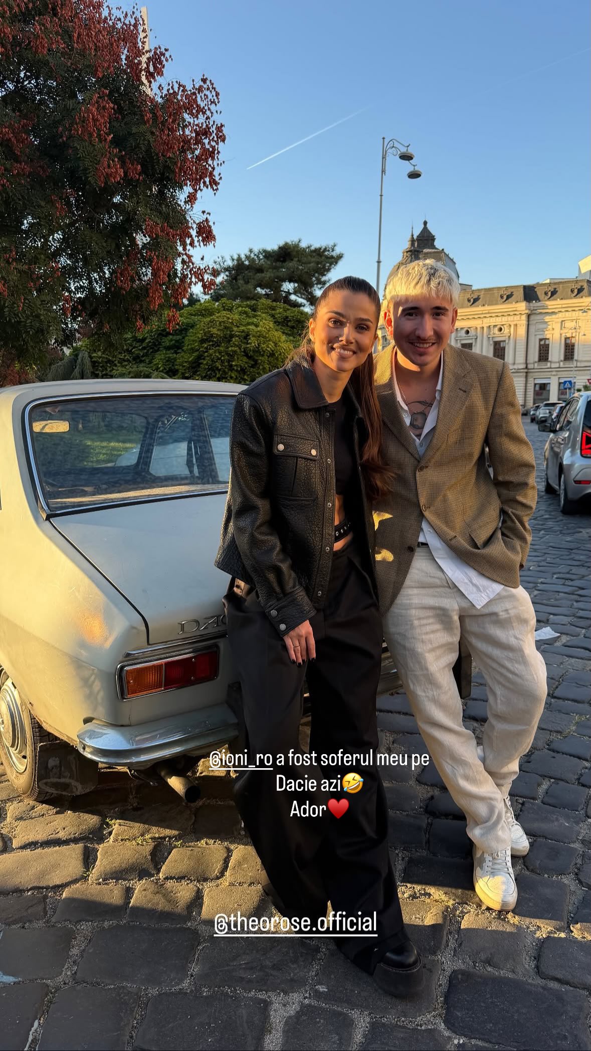Theo Rose a cântat pe Calea Victoriei