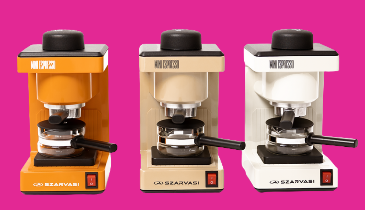 Izgalmas színekben tér vissza a Szarvasi kávéfőző – a retró dizájn és a friss árnyalatok együtt hozzák el a múlt hangulatát a modern otthonokba.