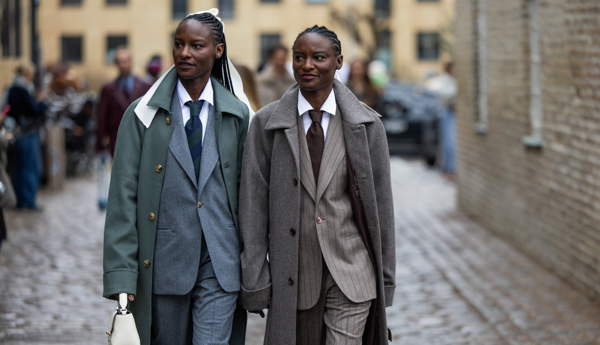 A koppenhágai divathét uralkodó street style trendje egyértelműen a nyakkendő volt