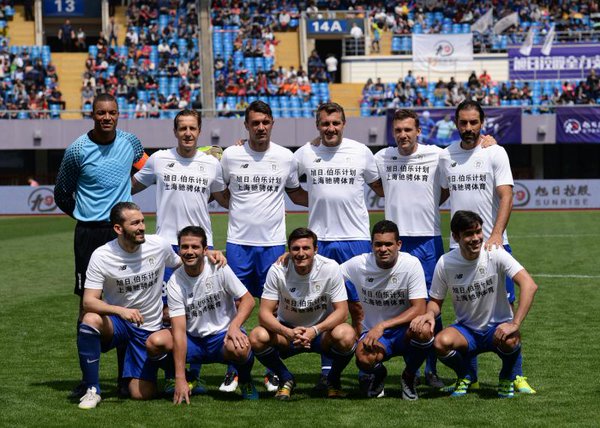 Cristi Chivu a revenit pe teren într-un meci al legendelor Seriei A