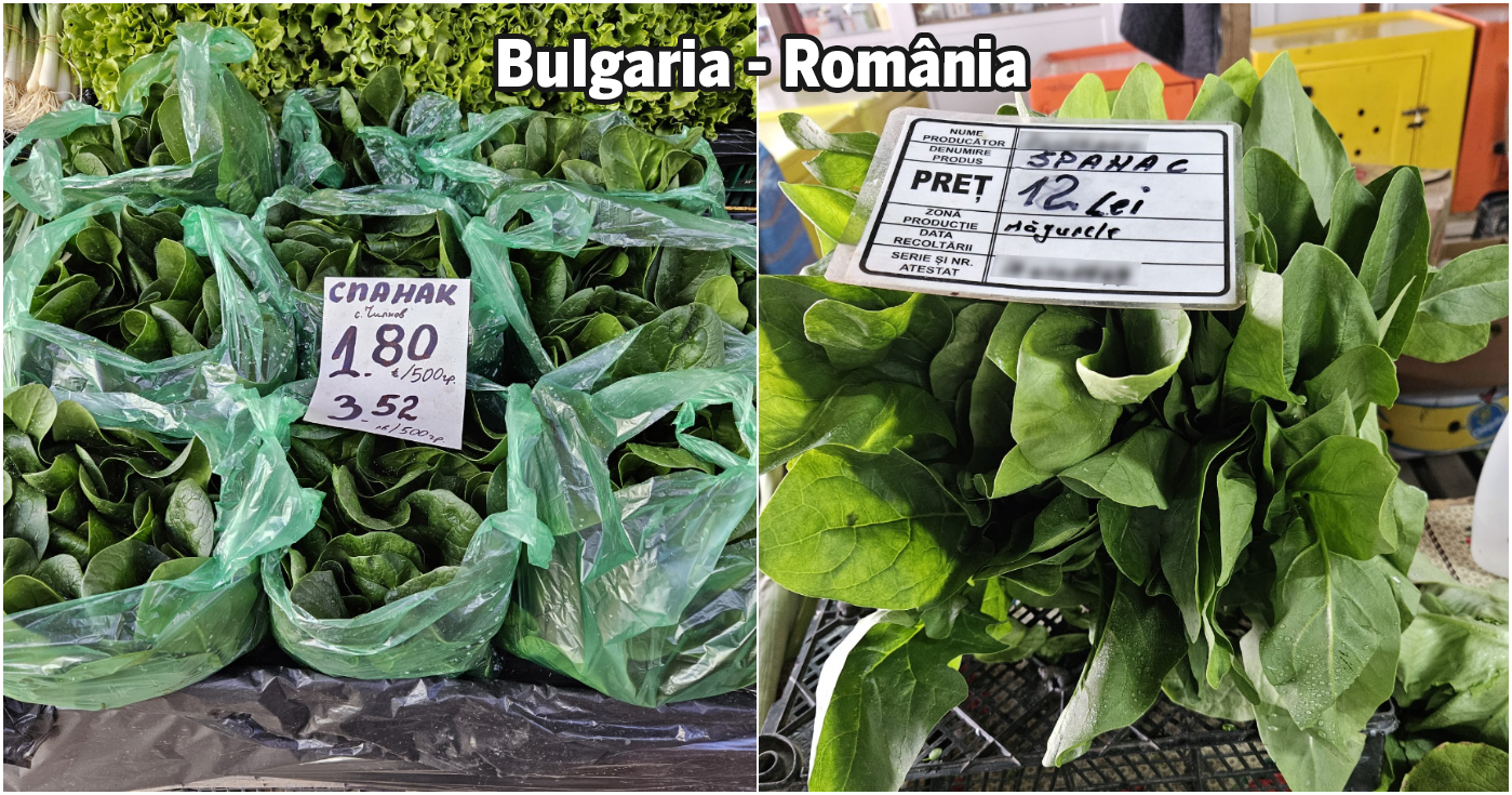 Experiment Libertatea. Preţurile la alimente în Bulgaria faţă de România: şi castraveţii aduşi din Grecia sunt mai scumpi la vecini