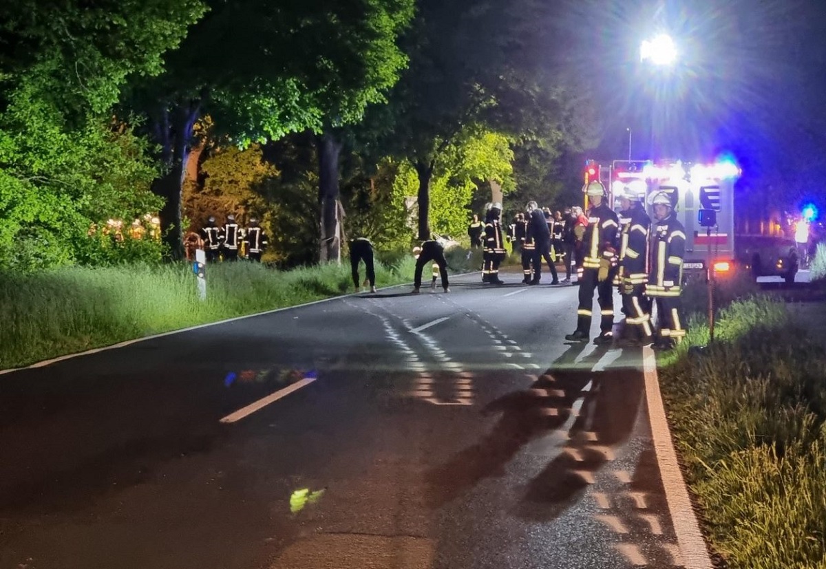 BMW X3 imposibil de recunoscut după ce s-a rupt în două și a luat foc. Un tată și fiul lui de 12 ani au murit în accidentul din Germania