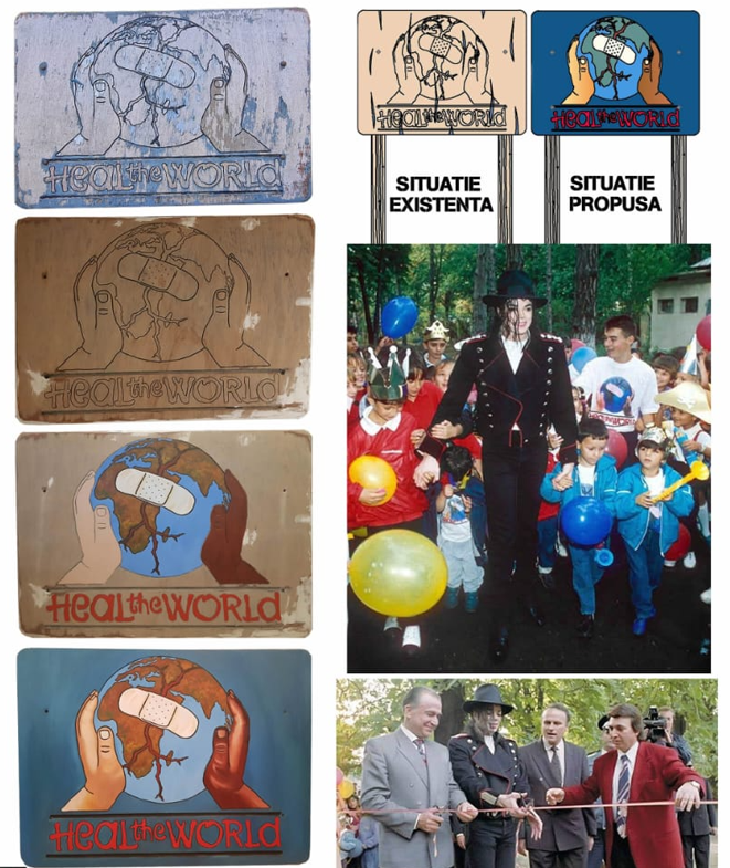 Placa lui Michael Jackson de la București a fost recondiționată. Unde urmează să fie amplasată