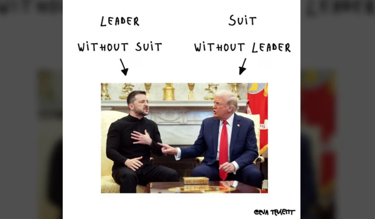 Cele mai tari glume după cearta dintre Donald Trump și Volodimir Zelenski de la Casa Albă