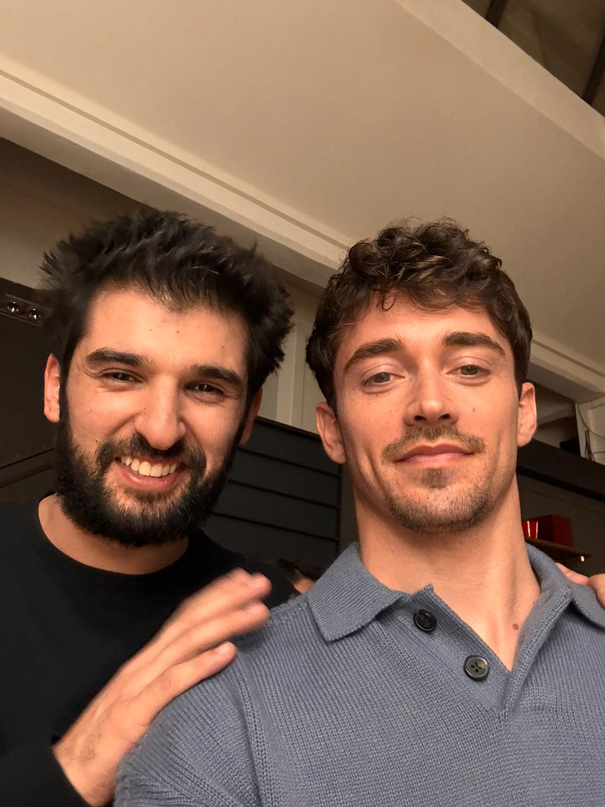 Cum a apărut Richard Abou Zaki de la „Chefi la cuțite” alături de Charles Leclerc: „De-abia aștept să se lanseze acest proiect”