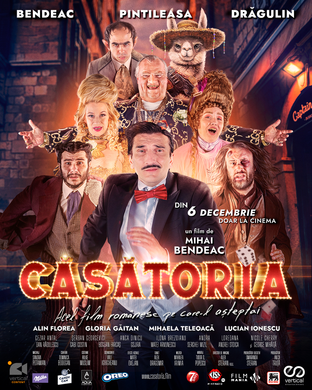Vedetele care joacă în filmul „Căsătoria” al lui Mihai Bendeac. Cum apar Andra, Loredana Groza și Nicole Cherry