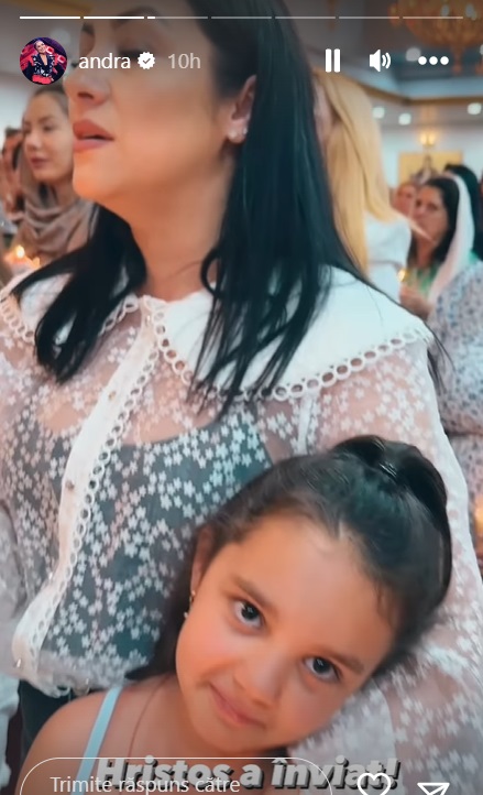Imagini din vacanța familiei Măruță în Dubai. Au mers la o biserică ortodoxă română în noaptea de Paște