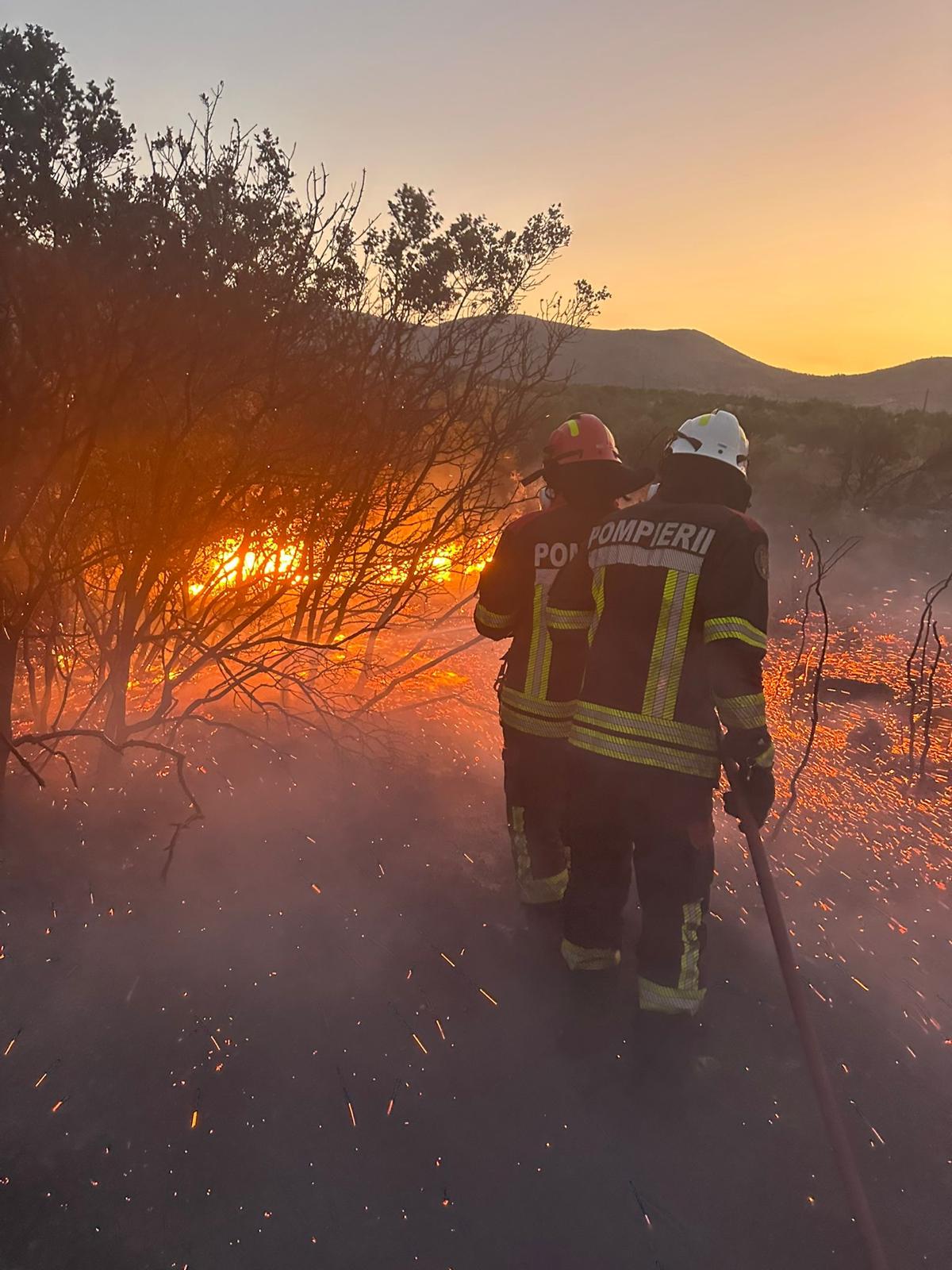Un nou incendiu violent într-o regiune populară din Grecia. Intervin zeci de pompieri români și cehi