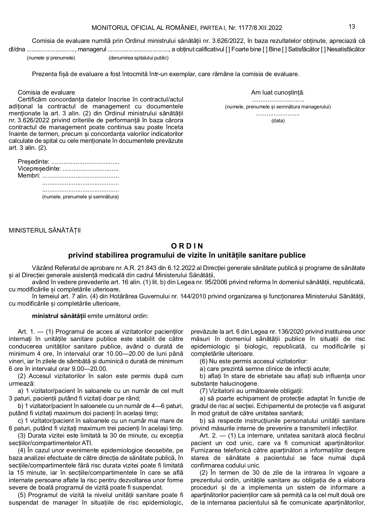 Reguli noi pentru vizitele în spitale: aparținătorii pot intra la pacienți doar câte 30 de minute