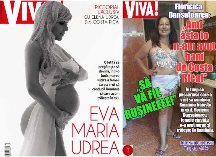 FOTO/ Coperta cu Elena Udrea din revista VIVA! a devenit virală pe Facebook. Au apărut primele glume
