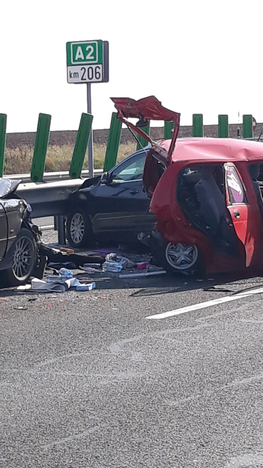 Accident grav pe Autostrada Soarelui, la Valul lui Traian. A intervenit elicopterul SMURD