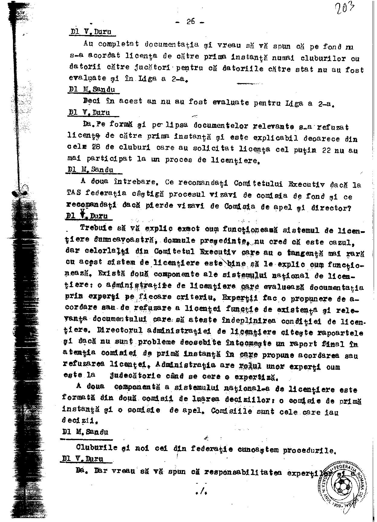 Stenogramă-bombă! Mircea Sandu l-a acuzat într-un CEx din 2011 pe un fost șef al arbitrilor că joacă la pariuri. Reacția celui vizat / EXCLUSIV