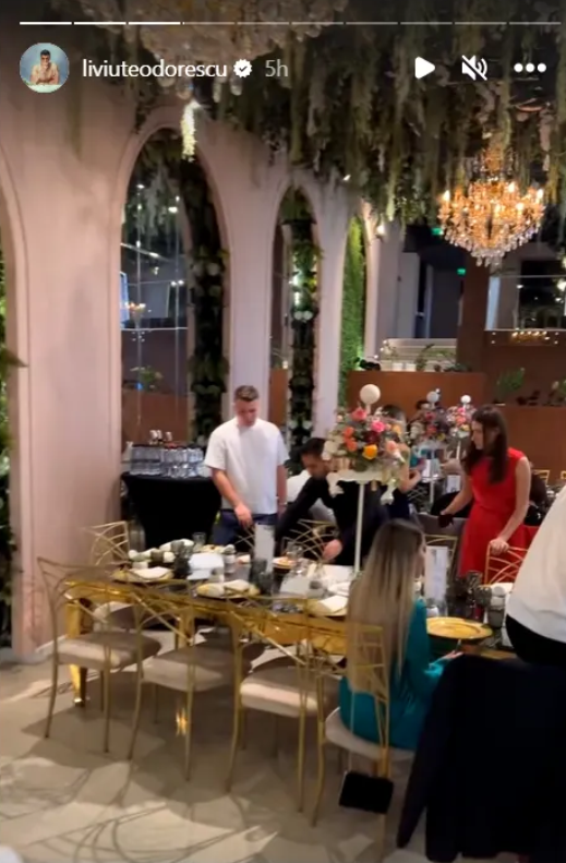 Liviu Teodorescu și Iulia și-au botezat fetița, pe Ecaterina. Imagini de la eveniment. „Este cea mai emoționantă zi din viața mea”