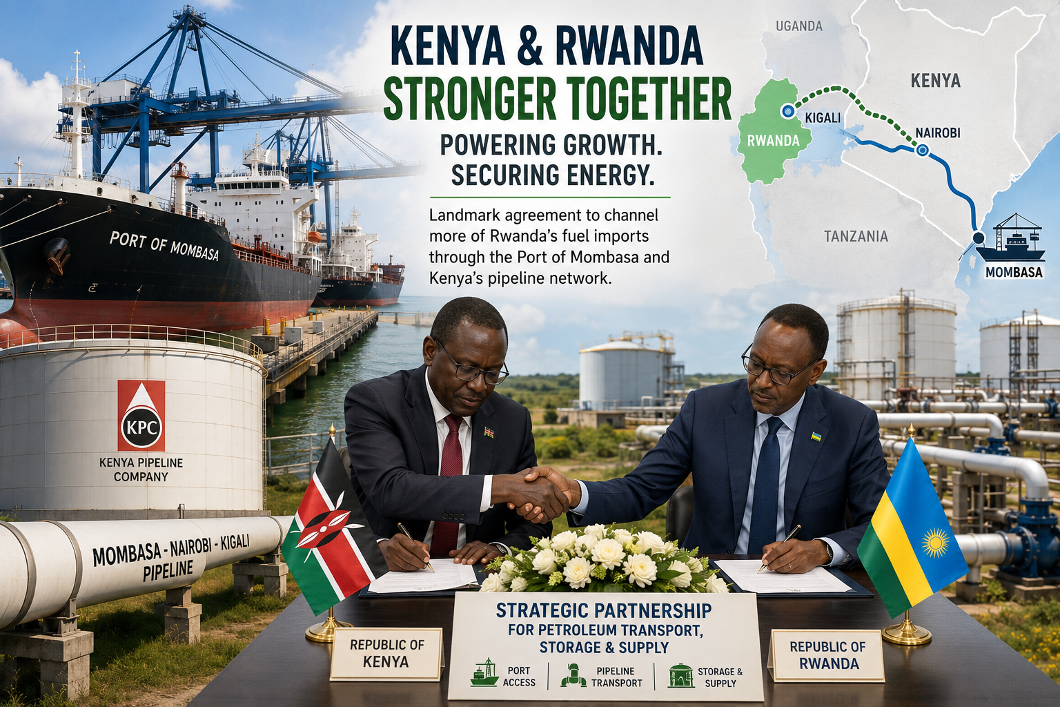 Kenya secures bigger share of Rwanda’s fuel market with landmark petroleum deal