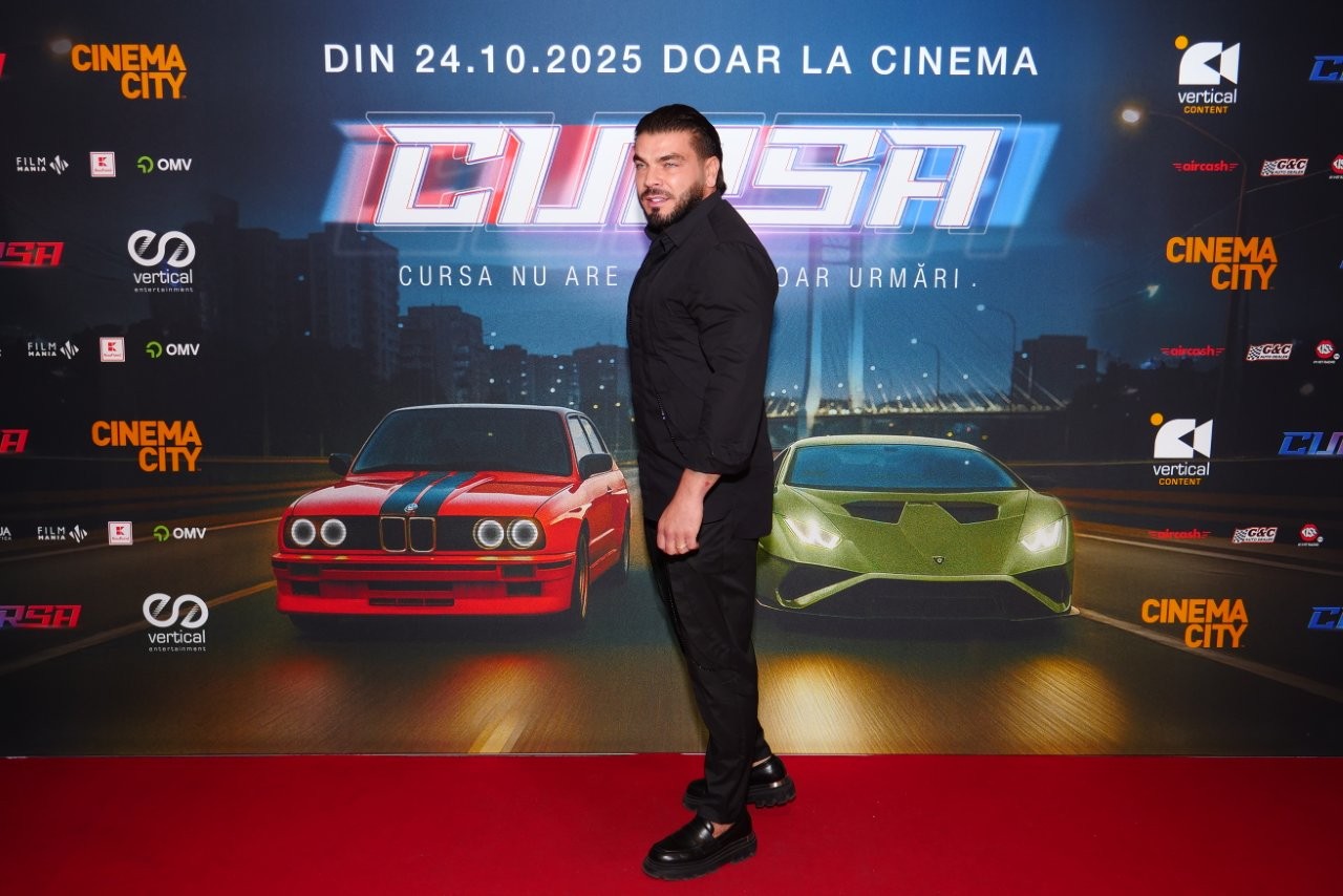 Vedete la premiera filmului „Cursa”. Cum au apărut Bianca Drăgușanu, Smiley și Connect-R