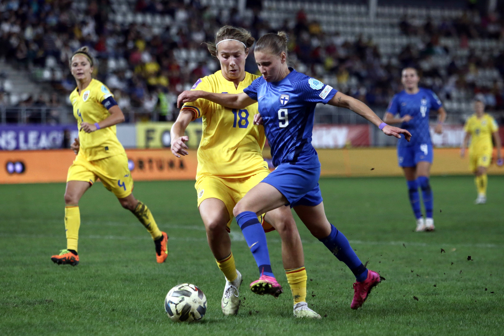 Naționala feminină a României a pierdut la limită în fața Finlandei. Singurul gol, marcat din penalty