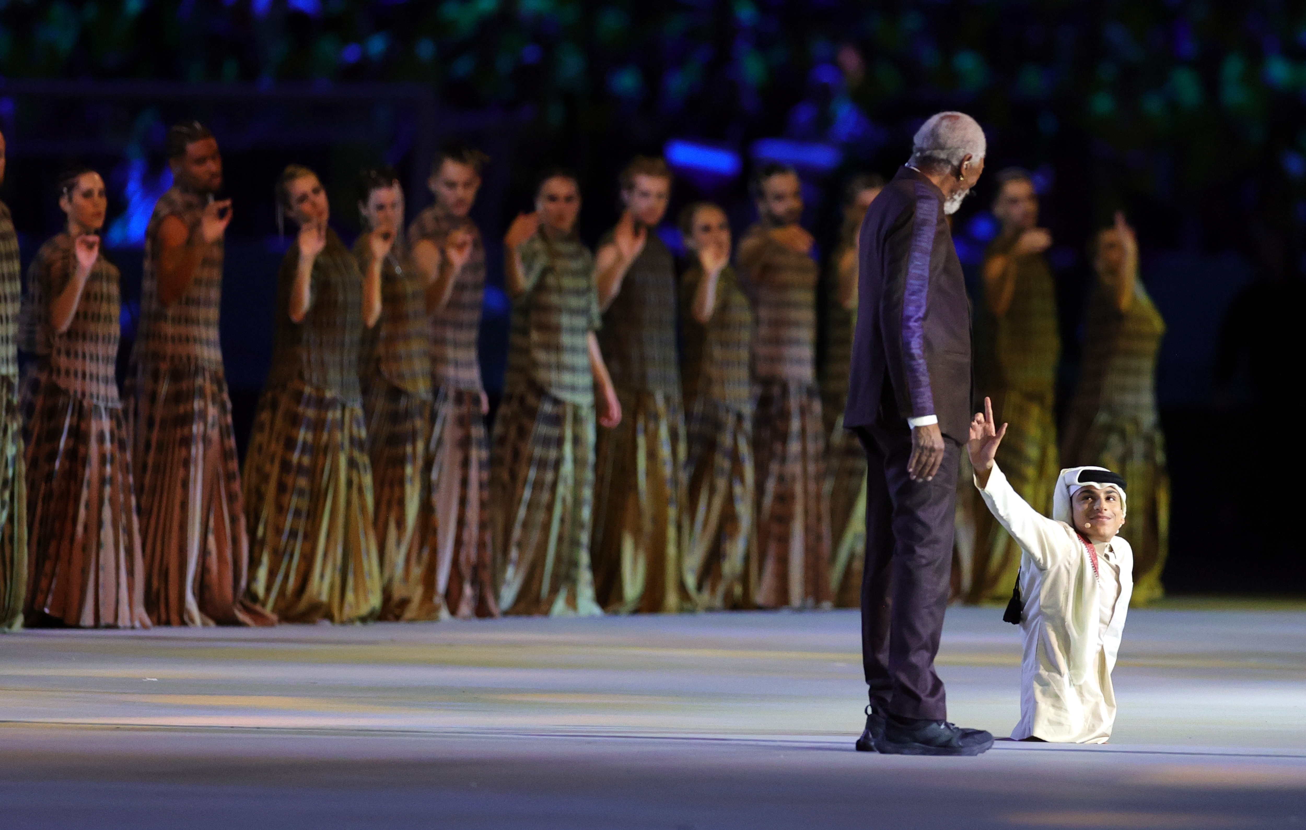Ceremonia de deschidere a Campionatului Mondial din Qatar: „În ciuda diferențelor, suntem, de fapt, la fel”. Apariție-surpriză pe scenă