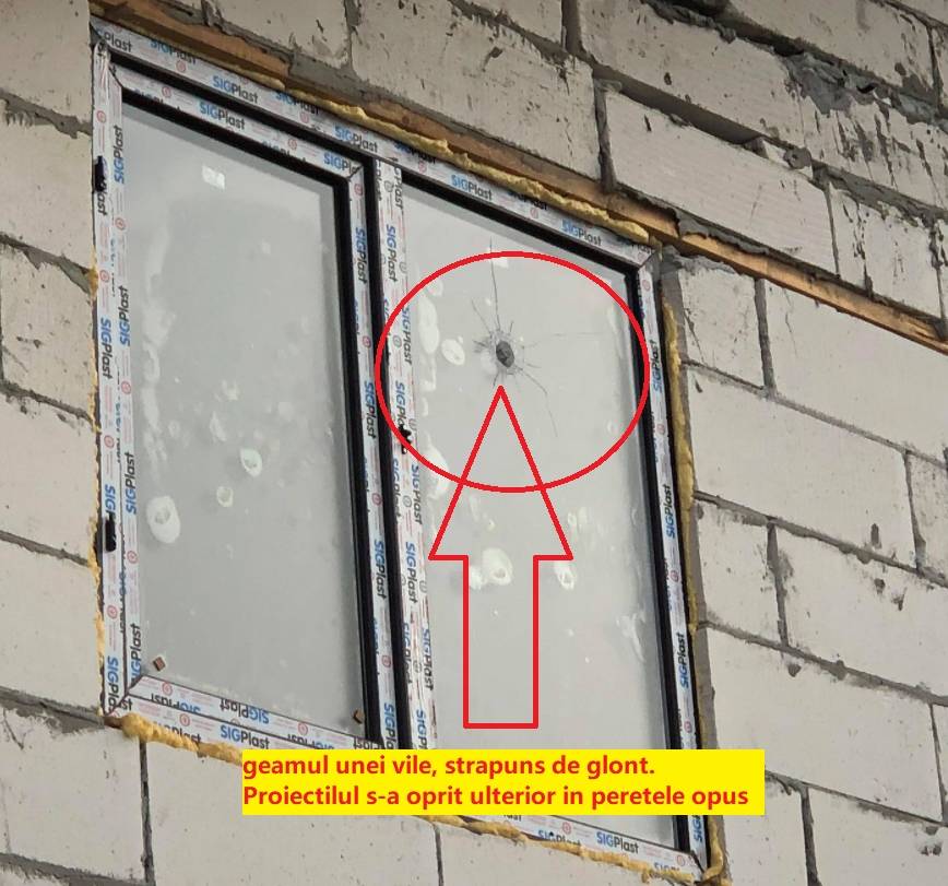 Panică în Alexandria.  Gloanțele trase de polițiști într-un poligon au ajuns în casele oamenilor
