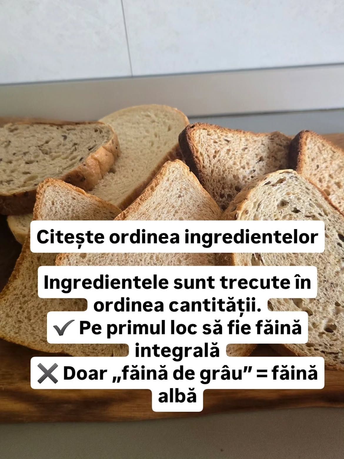 Carmen Brumă îți spune cum să alegi pâinea potrivită din supermarket