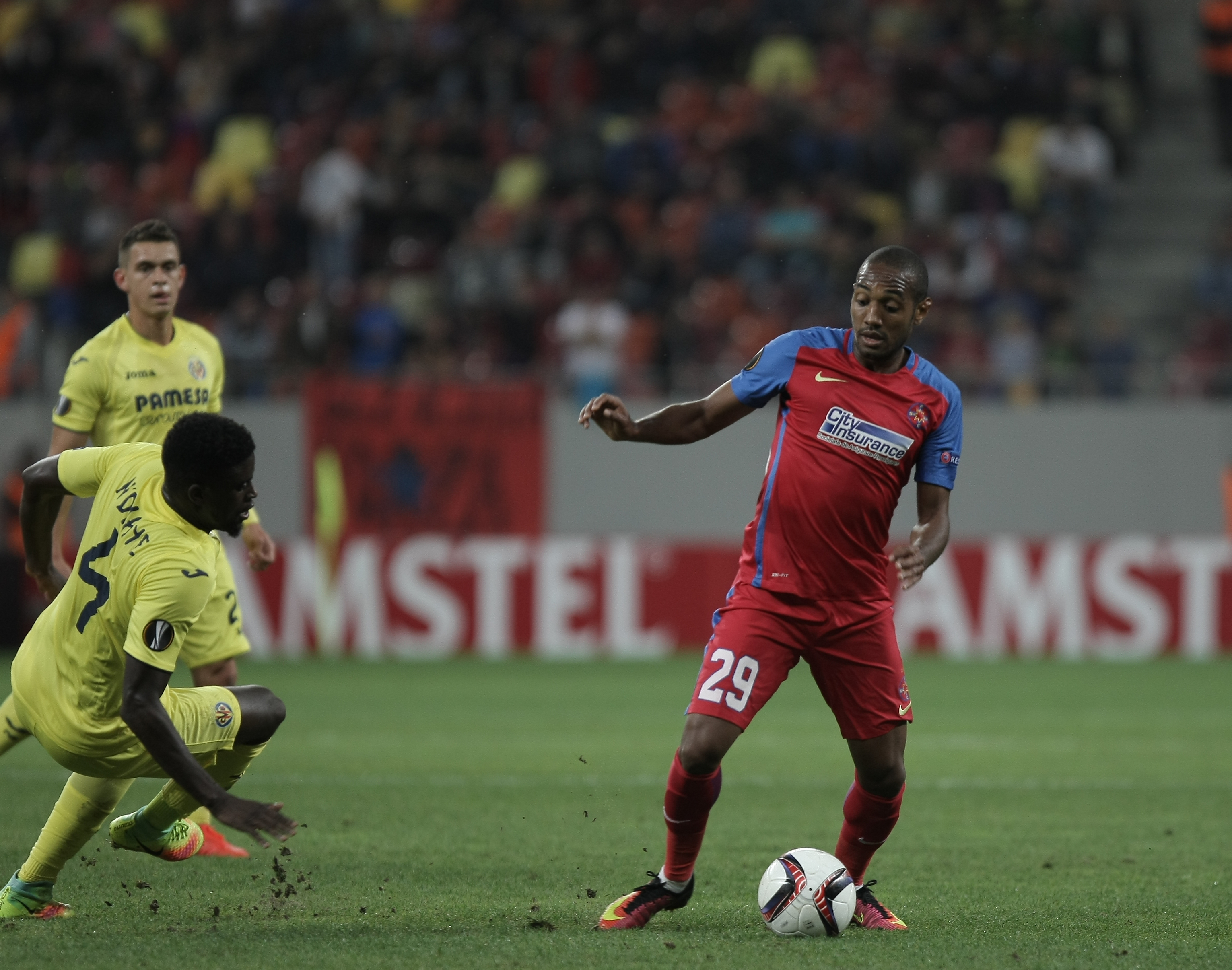 Liga Europa: Steaua - Villarreal 1-1, Zurich - Osmanlîspor 2-1. Muniru a egalat, după ce Borre a deschis scorul. Penalty nedat românilor | LIVE BLOG & VIDEO & GALERIE FOTO